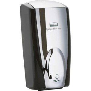 Rubbermaid Commercial Autofoam Automatic Hand Soap Foam FG750411 Black/Chrome